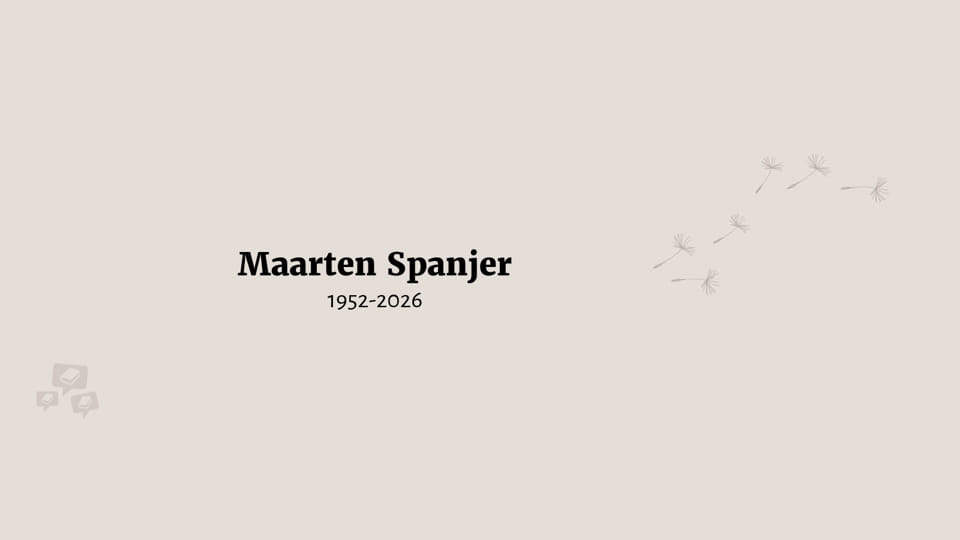Auteur en acteur Maarten Spanjer overleden