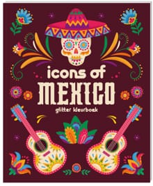 Glitter kleurboeken voor volwassenen - Icons of Mexico -  Interstat