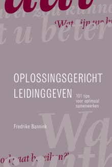 Oplossingsgericht leidinggeven - Fredrike Bannink