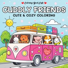 Cuddly friends - Coloring Book Cafe -  Rebo Productions B.V.