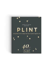 “Plint Jubileumboek 40 jaar Plint