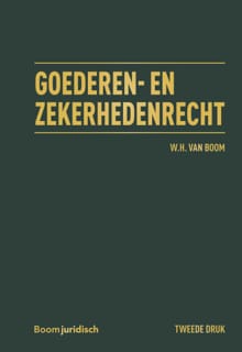 Goederen- & zekerhedenrecht - W.H. van Boom