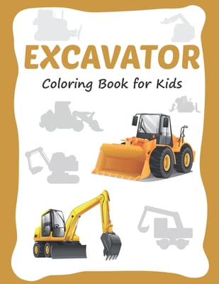 Boek | Excavator Coloring Book for Kids: 30 Excavator Colori | Hebban.nl