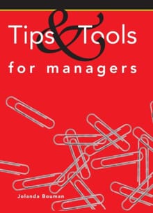 Tips and tools for managers - Jolanda Bouman