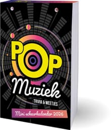 Popmuziek scheurkalender mini - 2026 -  Interstat