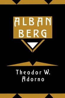 Alban Berg - Theodor W. Adorno