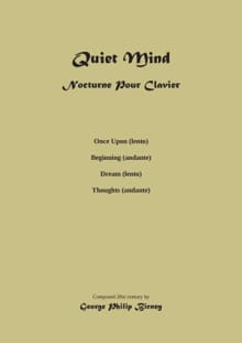 Quiet Mind Nocturnina pour Clavier - George Philip Birney