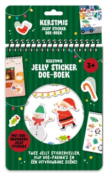 Kerstmis Jelly stickerboek doeboek -  Interstat