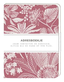 Adresboekje - Tropical Pink -  Interstat