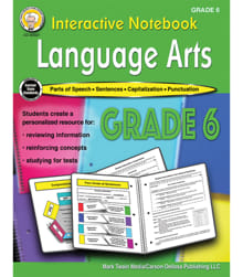 Interactive Notebook: Language Arts Resource Book, Grade 6 | Hebban.nl
