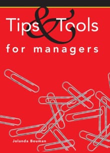 Tips & tools for managers - Jolanda Bouman,  TextCase